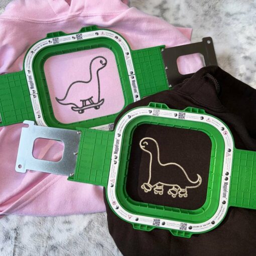 Embroidered Skater Dino Matching Hoodies for Couples — Personalized Sweatshirt, Valentine’s Day Gift for Him & Her Nicesnkpro - Image 4